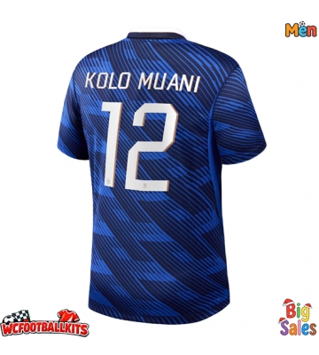 France Randal Kolo Muani #12 Replica Home Stadium Shirt World Cup 2026 Short Sleeve